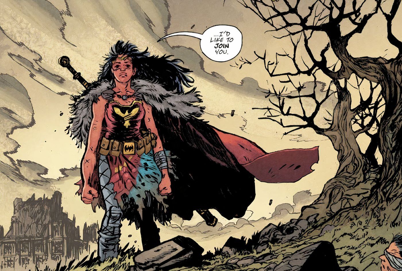 Nuevo disfraz de Wonder Woman Dead Earth #1