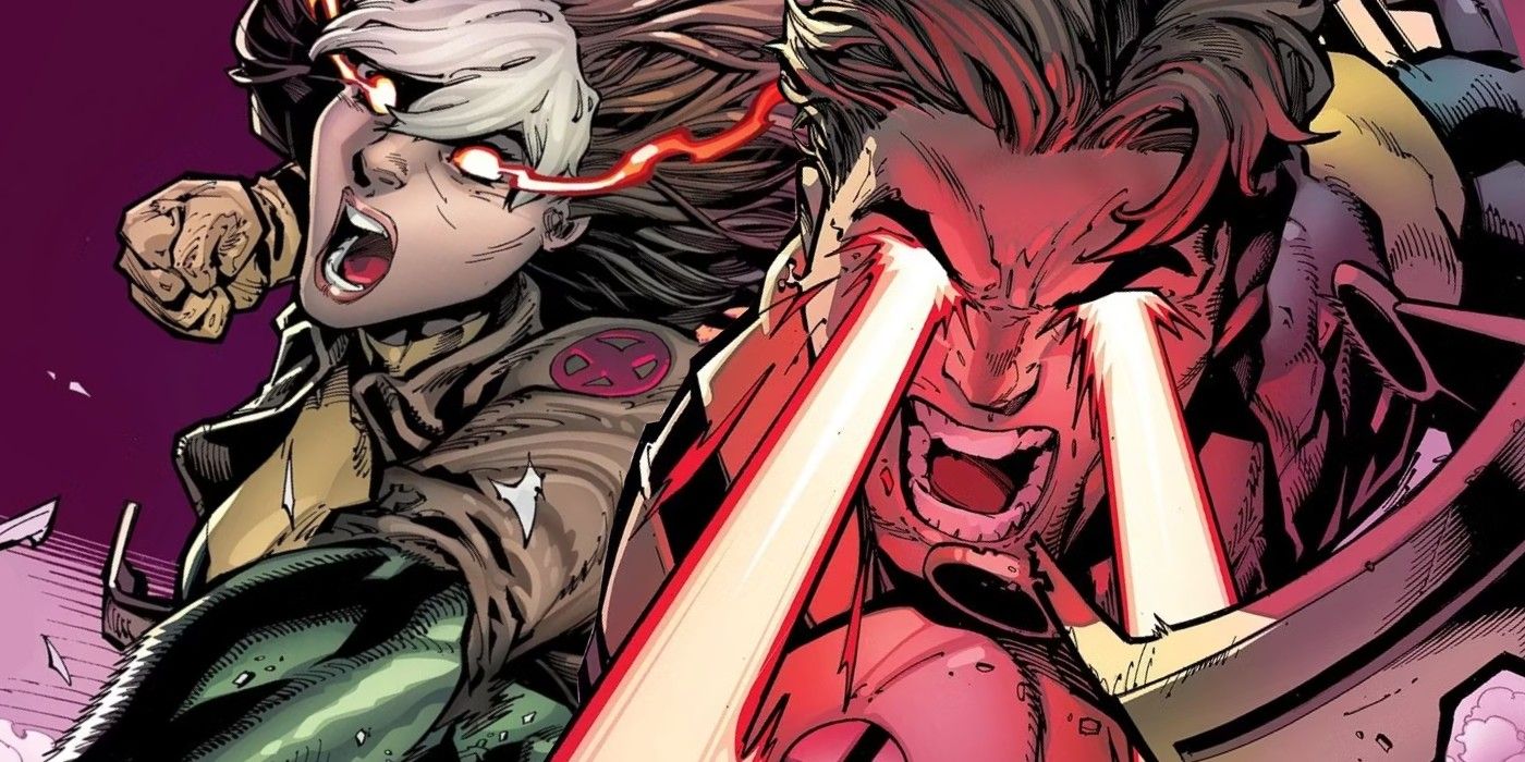  X-MEN'S ROGUE PUNCHES CYCLOPS, WHOSE POWERS RUN WILD