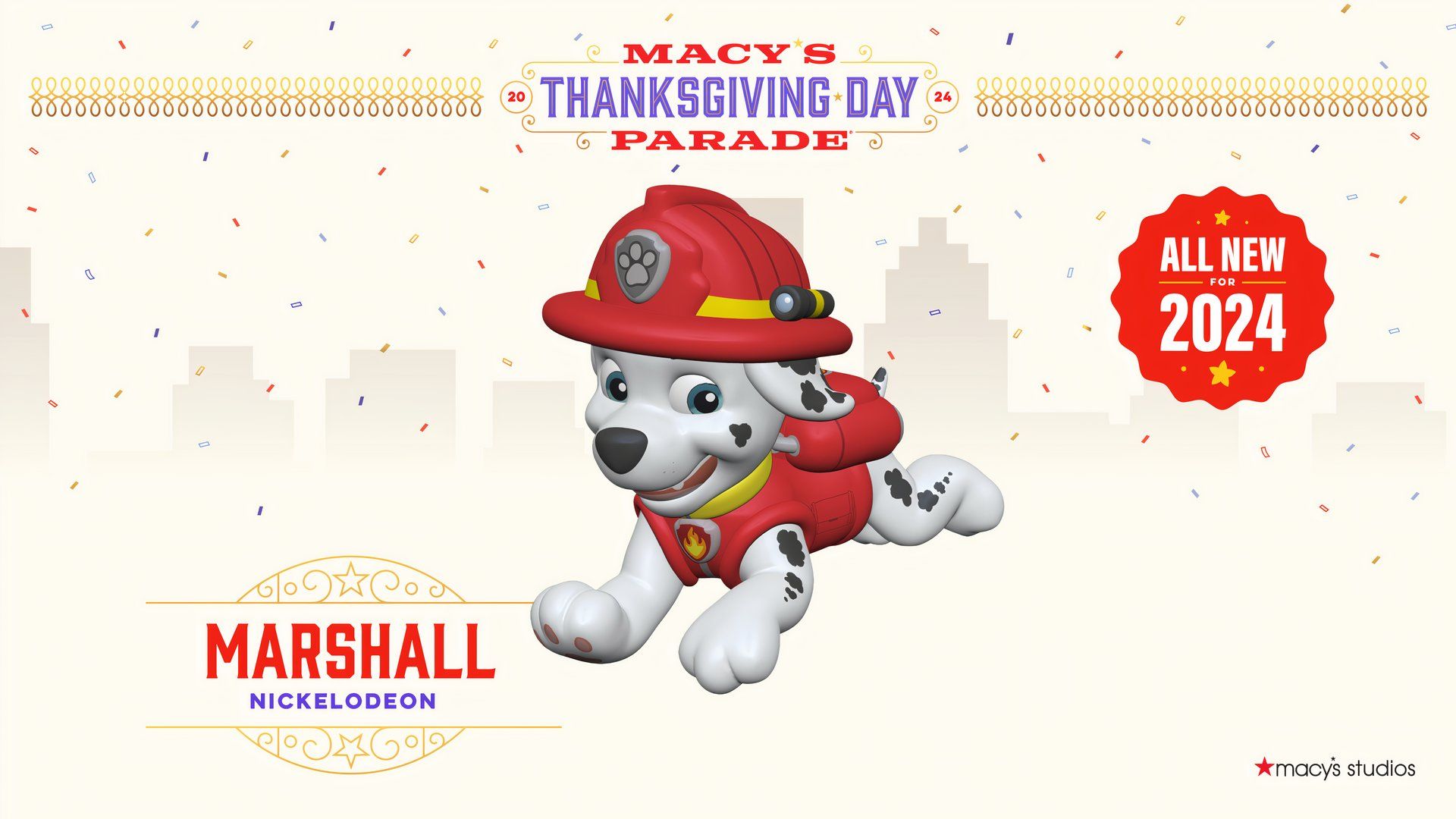 Nickelodeon anuncia llamativos elementos de Paw Patrol y Dora en el desfile del Día de Acción de Gracias de Macy's