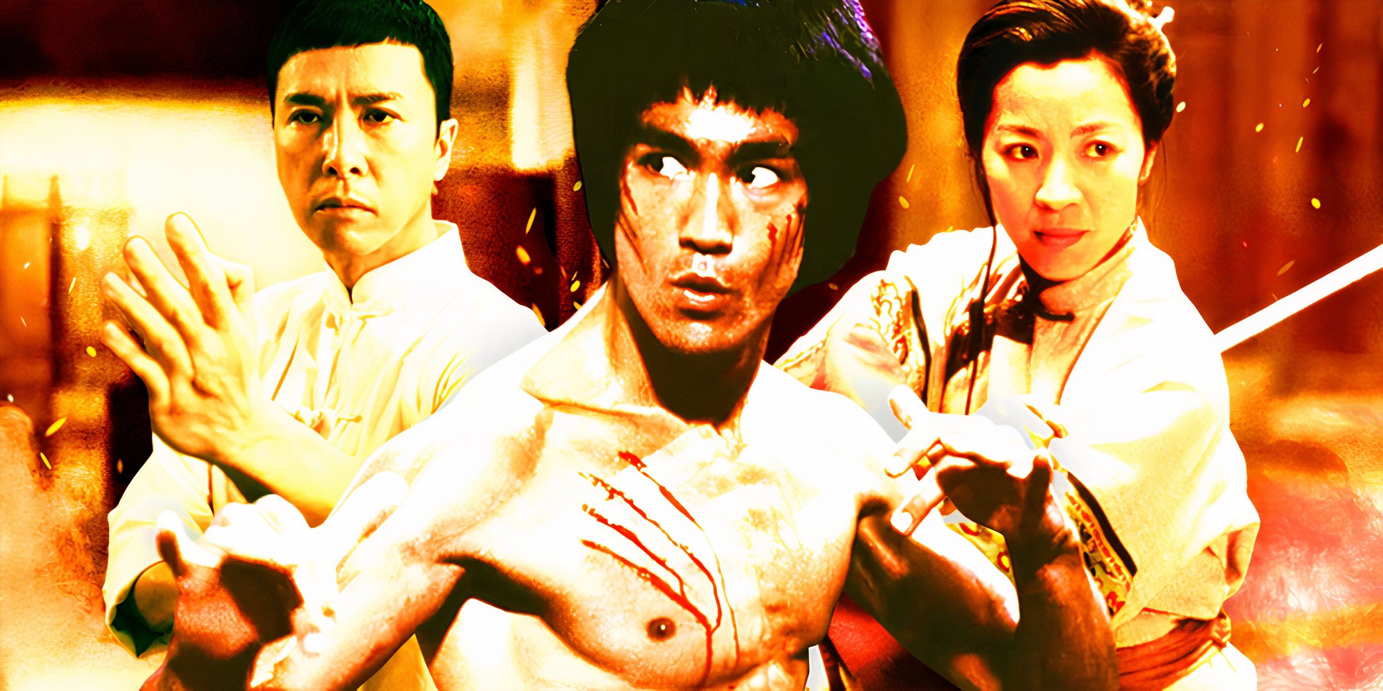 Donnie Yen, Bruce Lee, and Michelle Yeoh