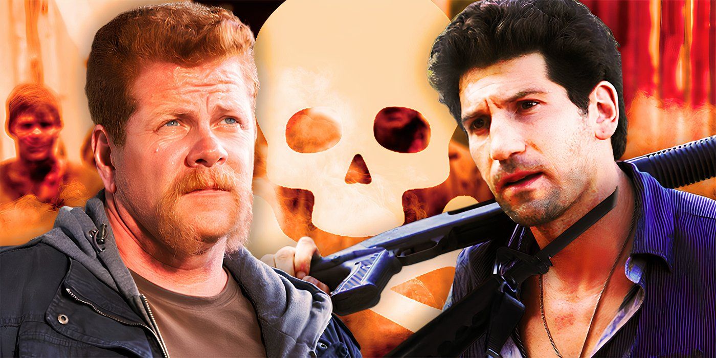 Edited image featuring Abraham (Michael Cudlitz) and Shane (Jon Bernthal) from The Walking Dead.