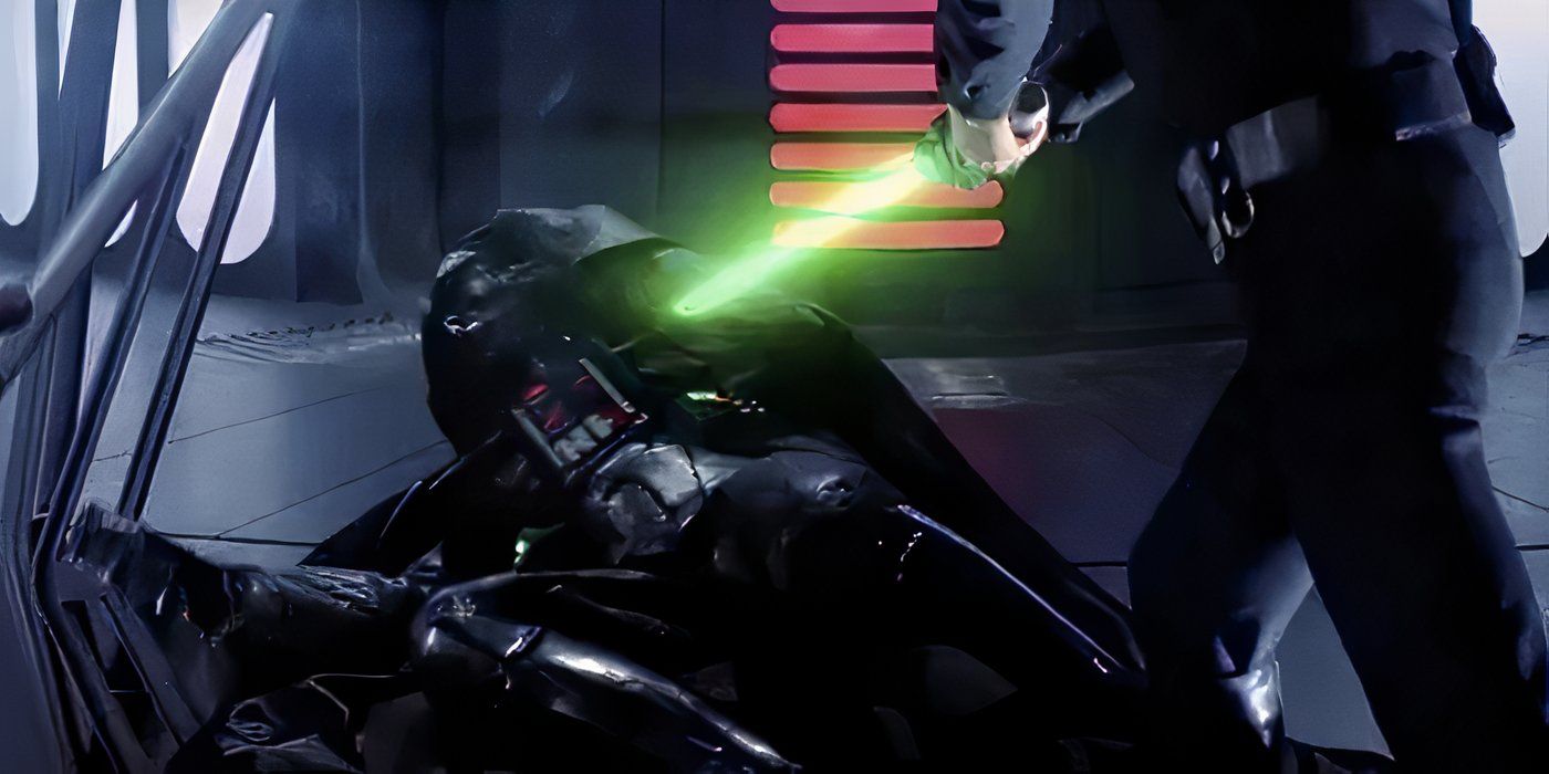 Luke Skywalker defeated Darth Vader in Return of the Jedi.