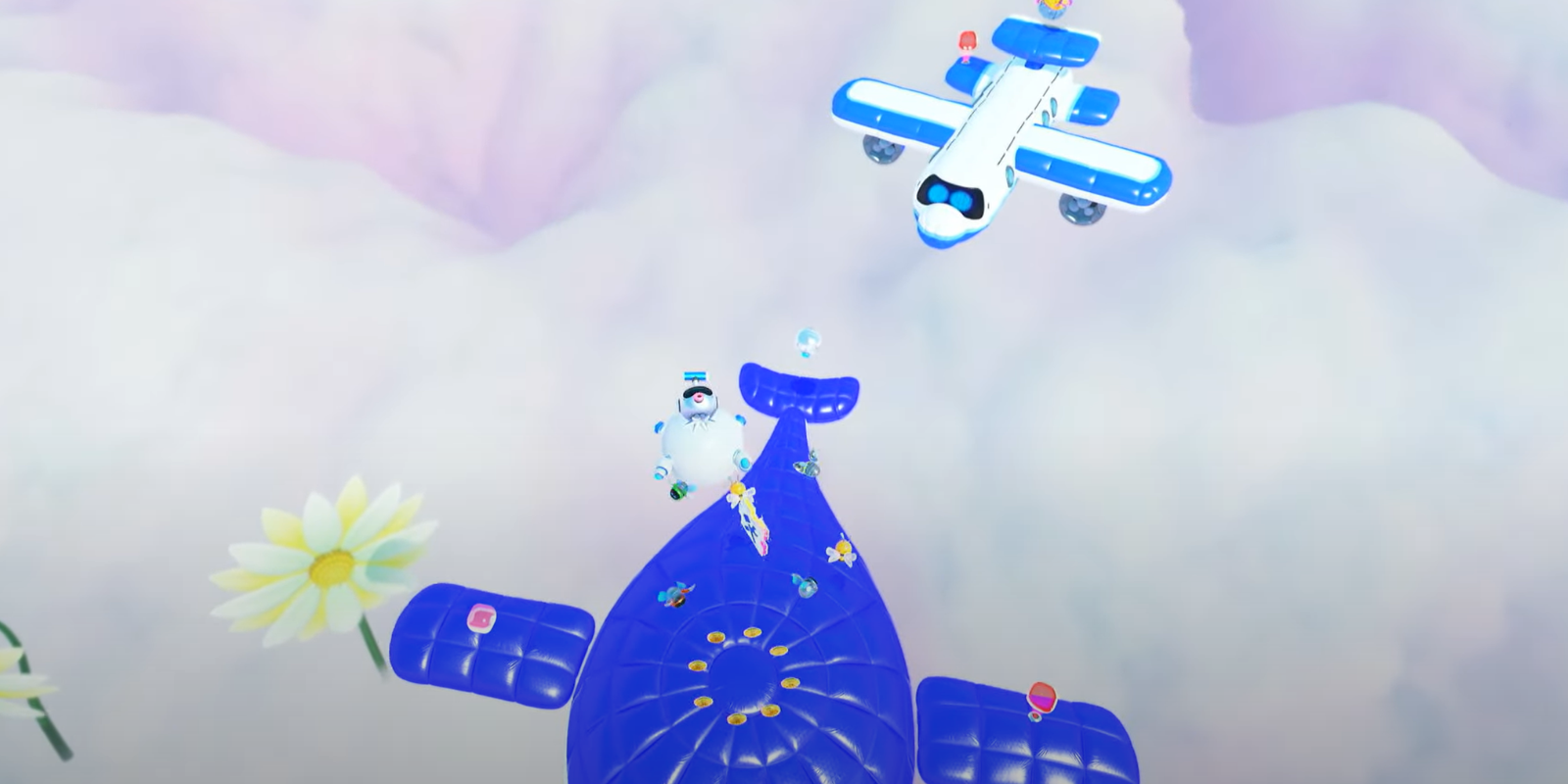 Astro Bot Balloon Breeze Puzzleteil über Walballon