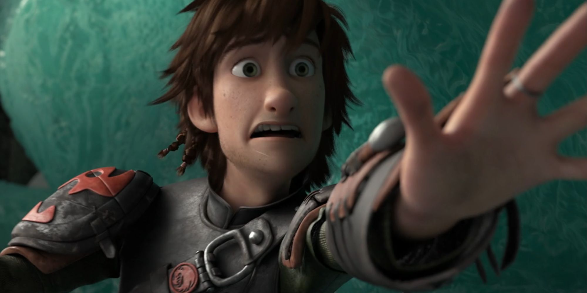 Hiccup looking scared in How to Train Your Dragon 2