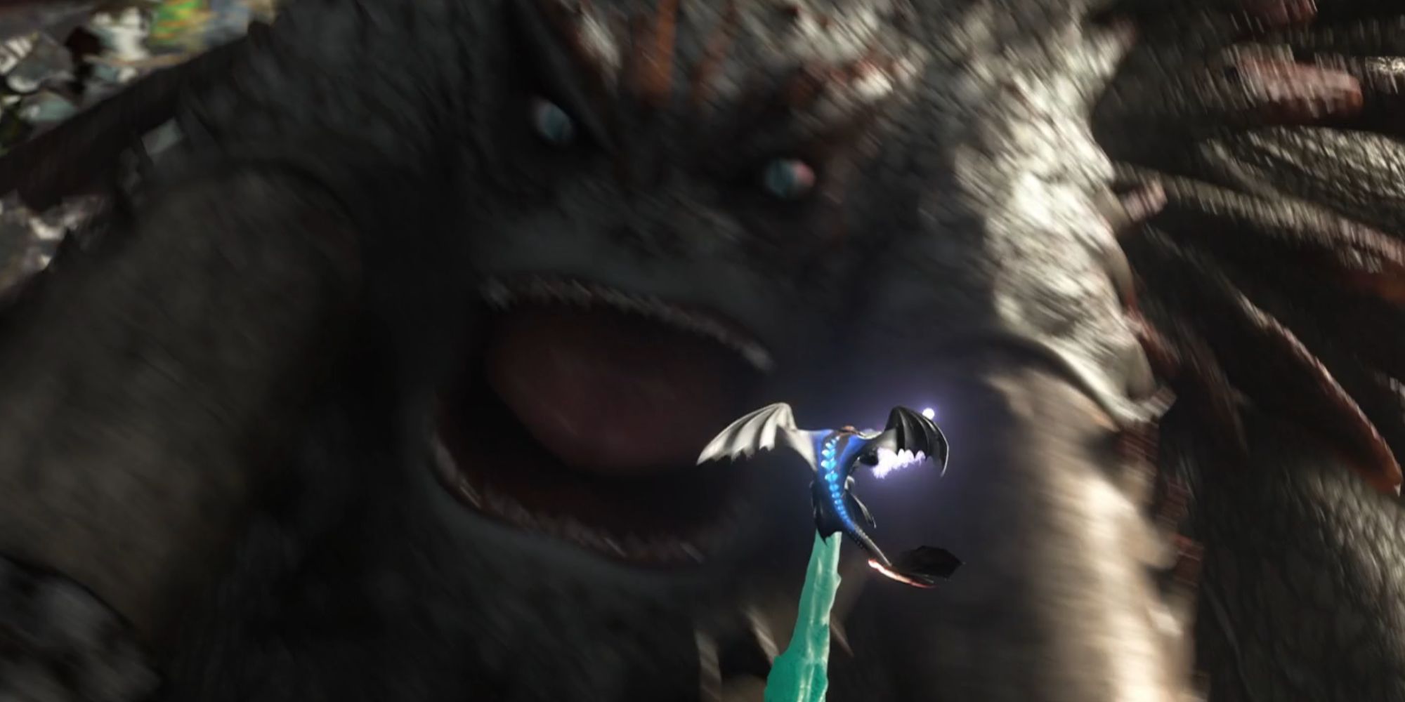 Drago's alpha roaring at Toothless in How to Train Your Dragon 2