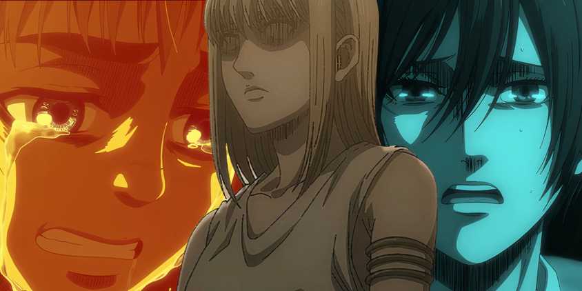 Armin Ymir and Mikasa from Attack on Titan