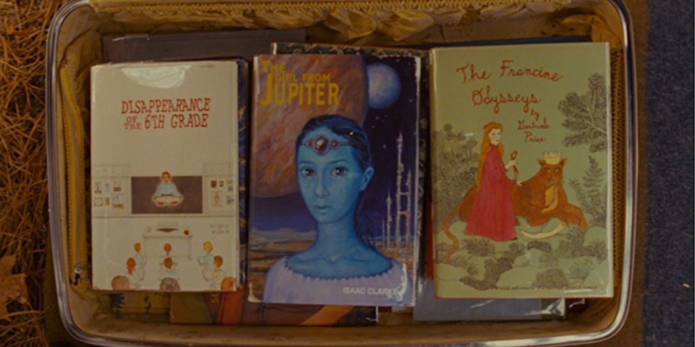 Os livros de Suzy em Moonrise Kingdom