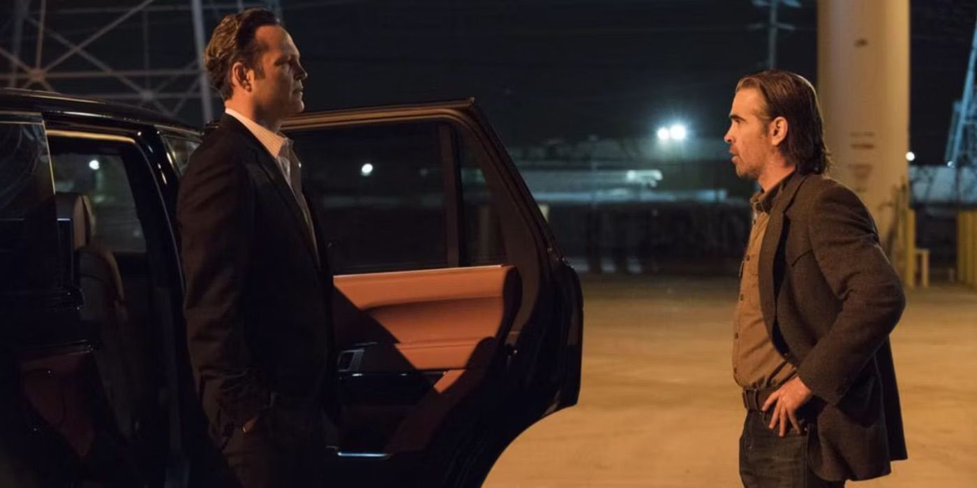 Colin Farrell and Vince Vaughn in True Detective