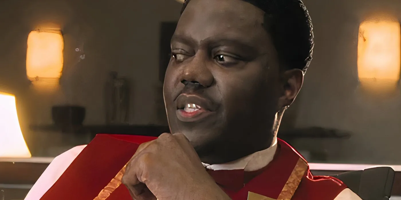 A closeup of Bernie Mac as Frank in Ocean's Eleven