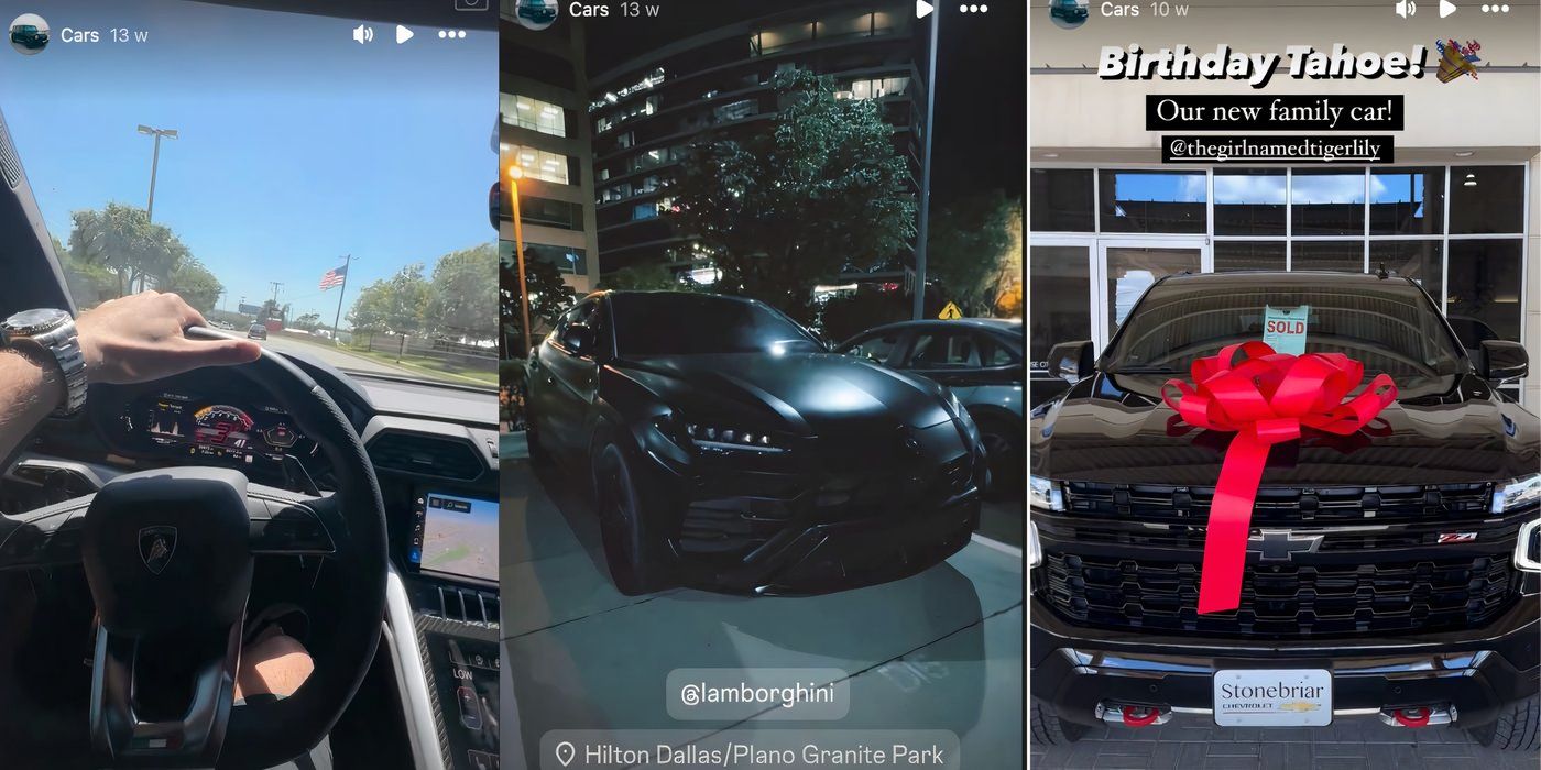 Adnan Abdelfattah in 90 Day Fiance on Instagram showing off his cars in Texas