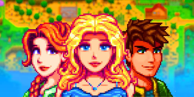 Alex, Leah, and Haley from Stardew Valley