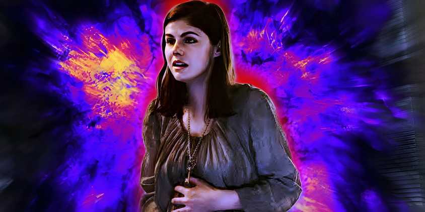 Alexandria Daddario as Rowan Fielding in Mayfair Witches