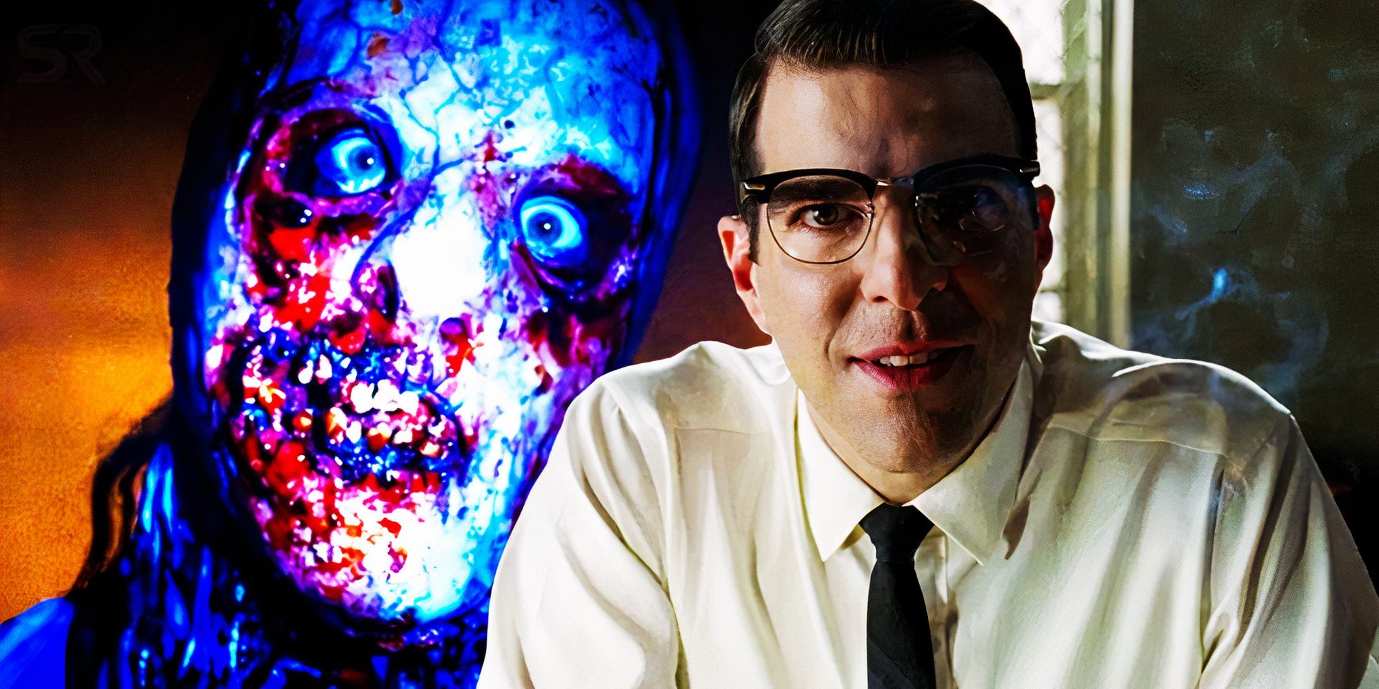 American Horror Story Asylum Bloody Face e Dr. Oliver Thredson