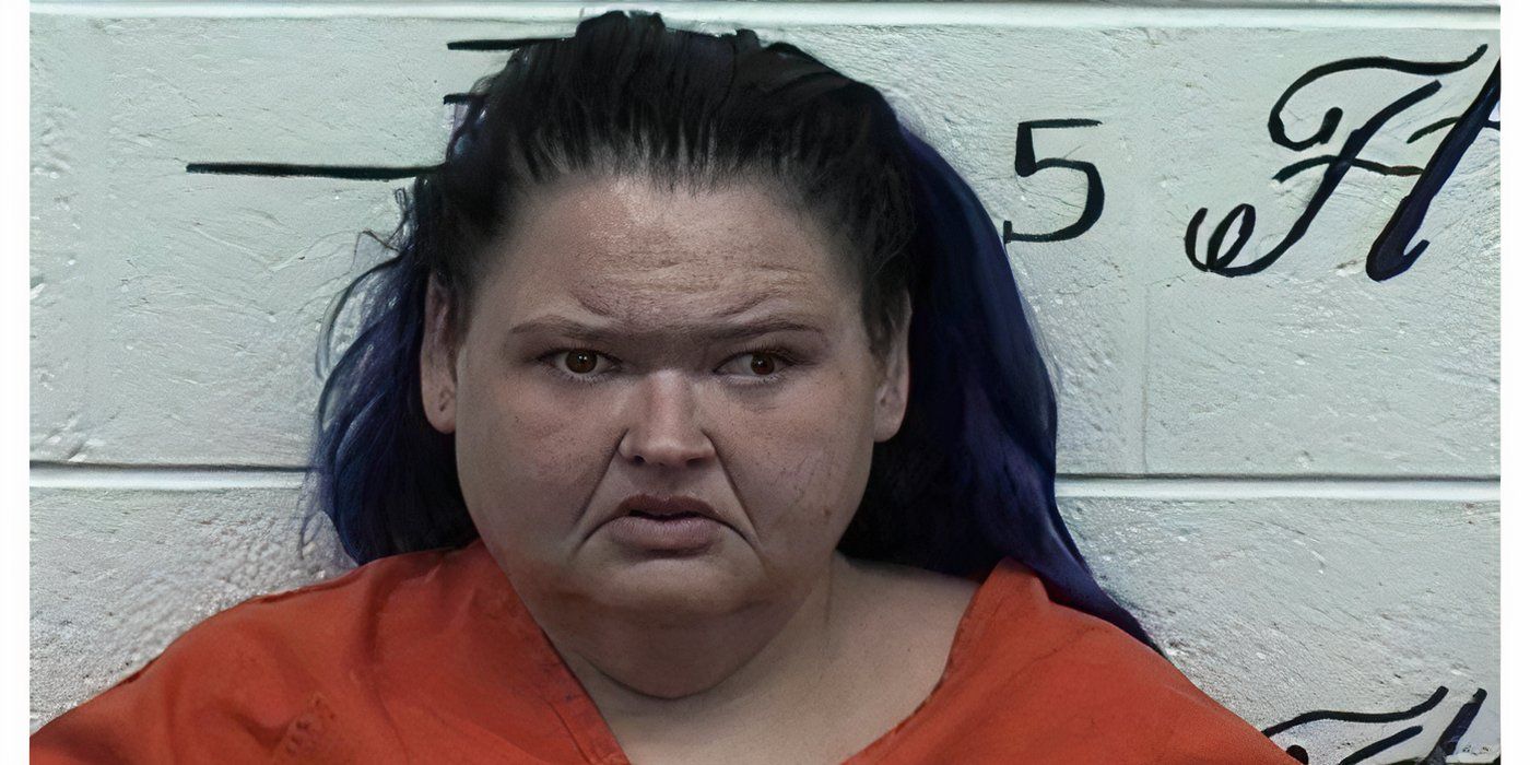 Amy slaton in 1000-Lb Sisters mugshot after getting arrested in September 2024