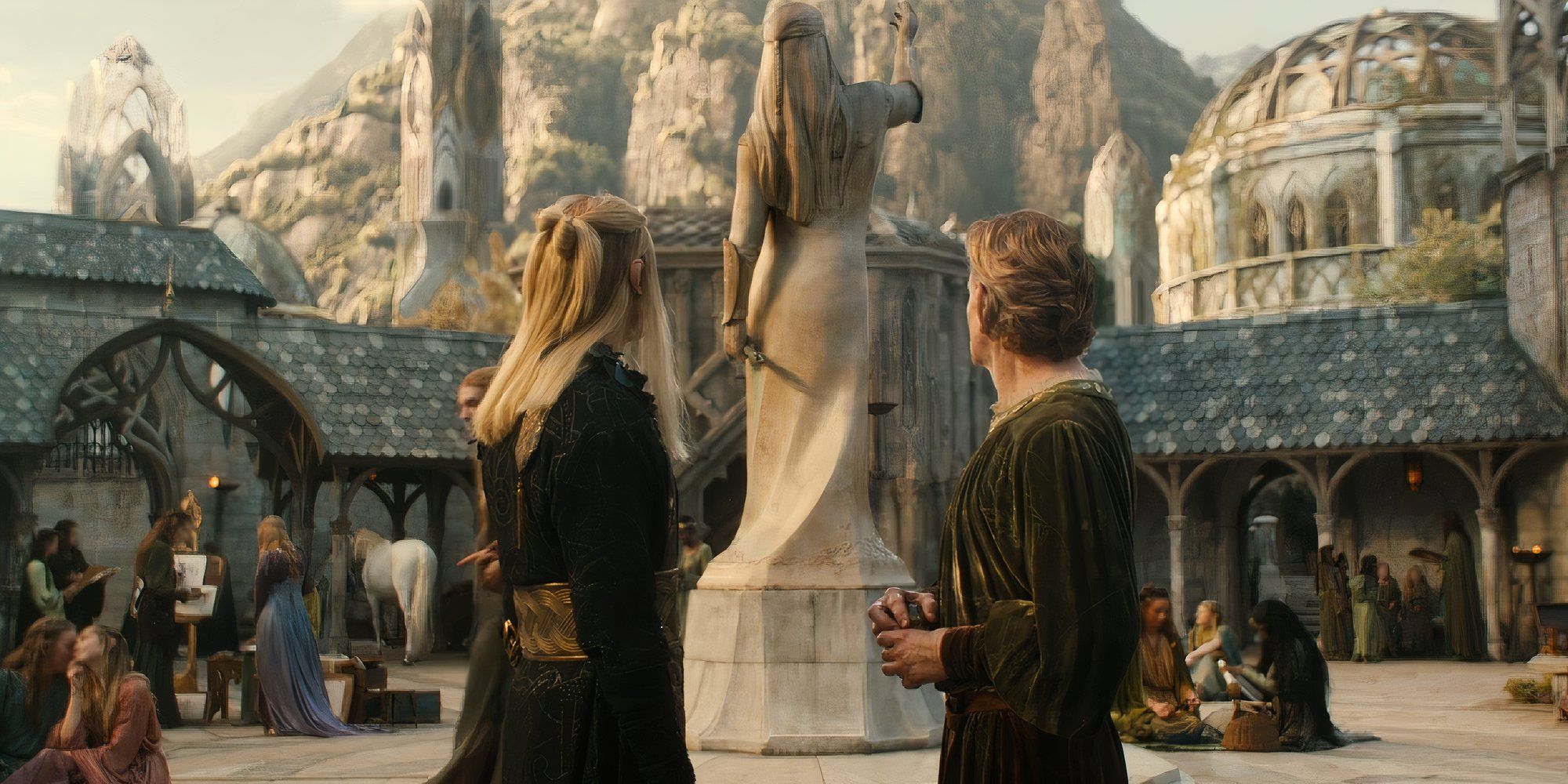 The Rings Of Power's Eregion Statue Explained: Why Fanor & The Silmarils Are So Important