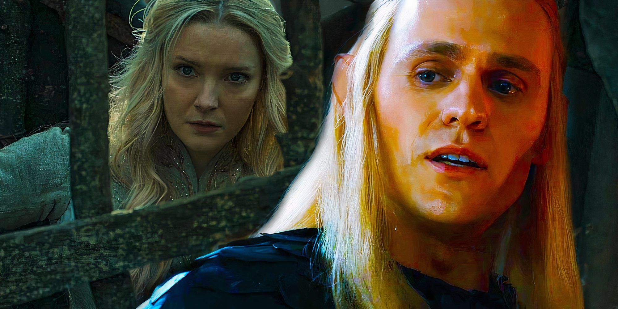 Annatar and Galadriel in Rings of Power