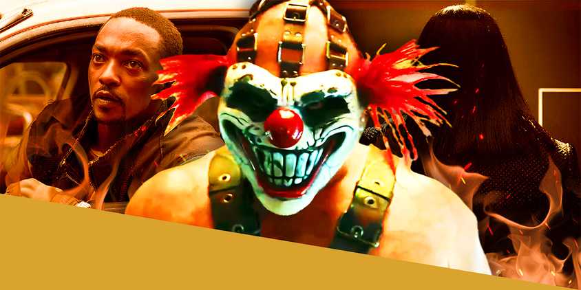 Anthony Mackie and Twisted Metal Characters