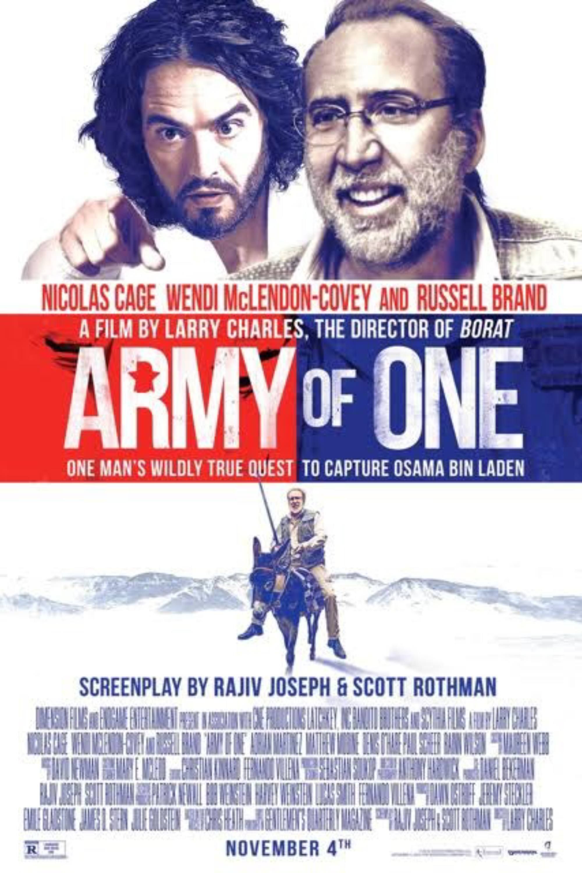 Army of One Summary, Trailer, Cast, and More - Screen Rant