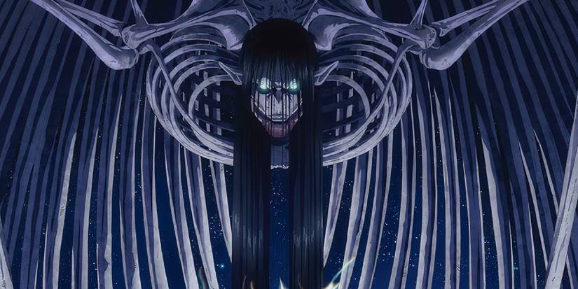 Eren's Attack Titan final form during the Rumbling in the Attack on Titan finale