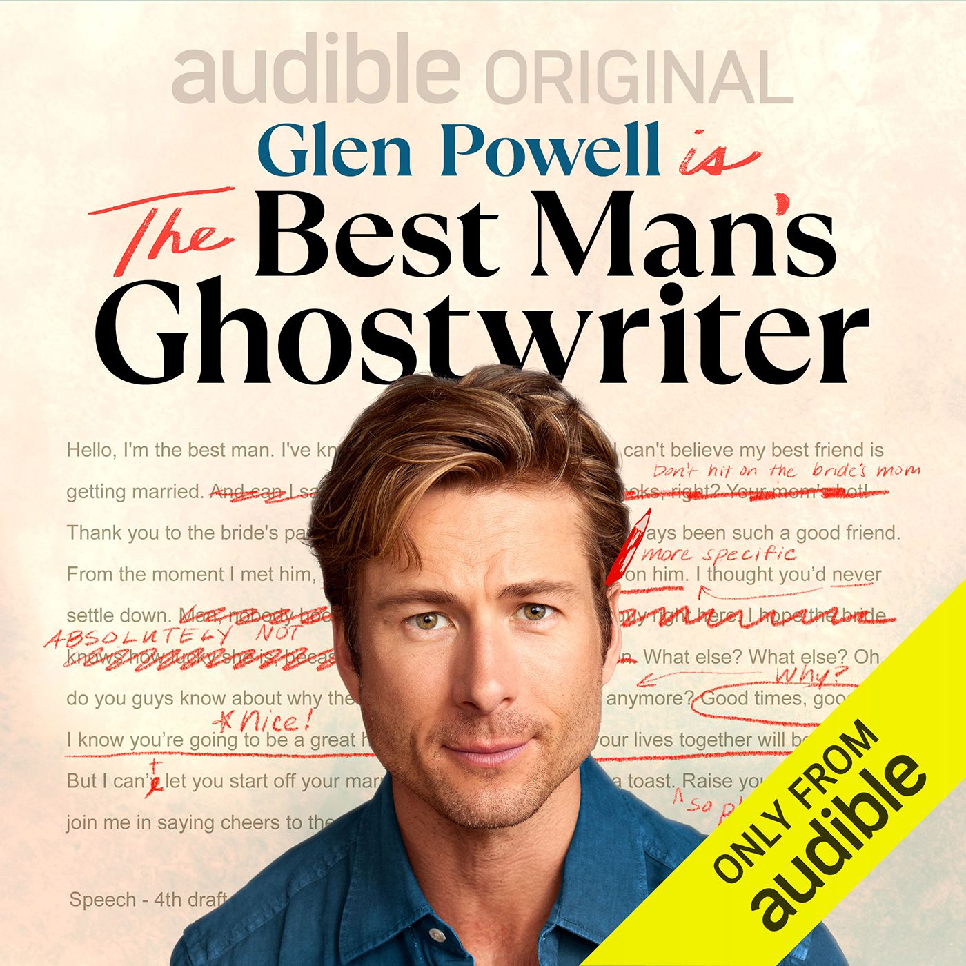 Portada de Audible Original The Best Mans Ghostwriter más pequeña