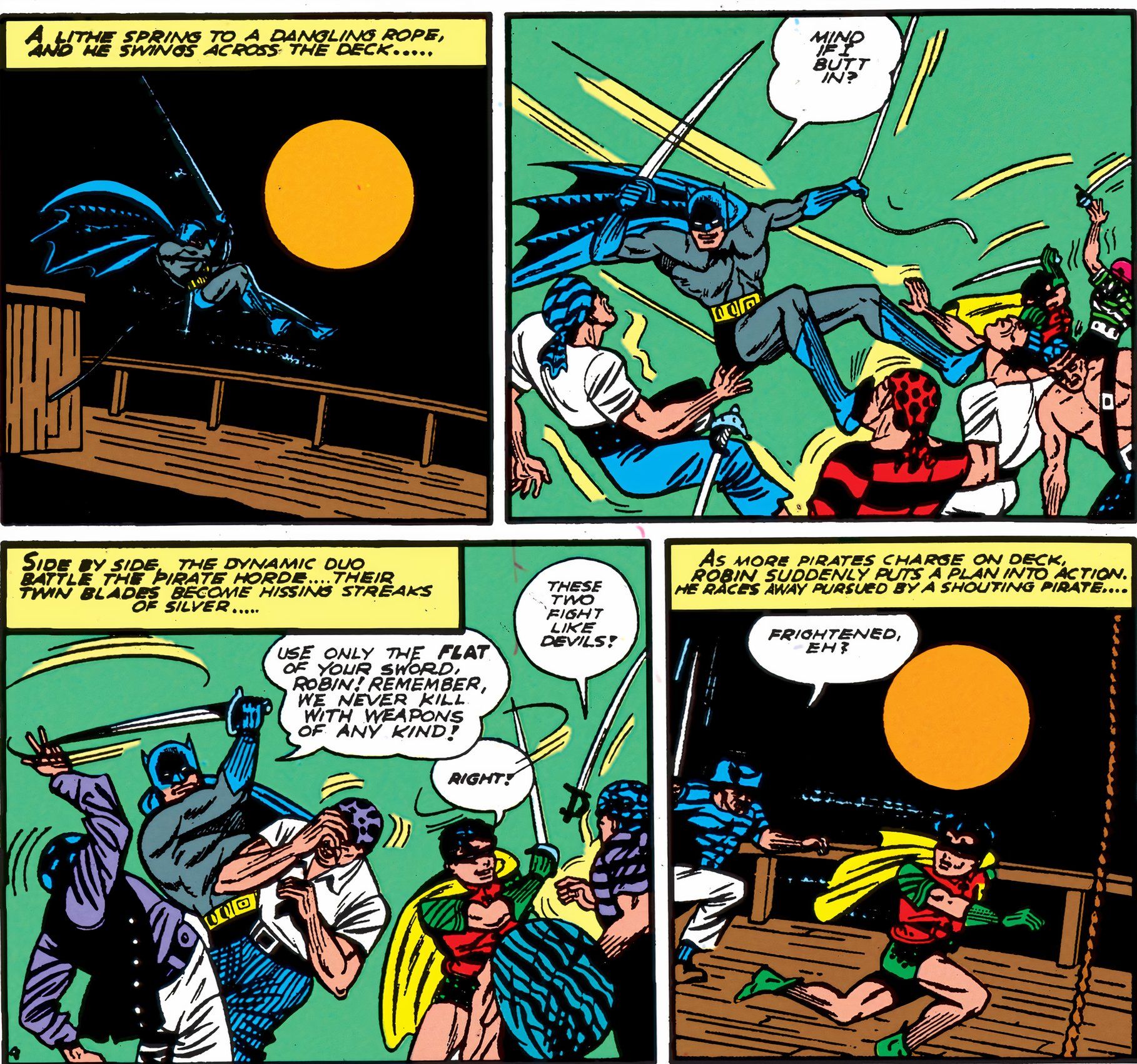 Batman's first example of the Law of No Killing