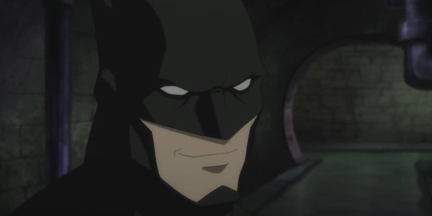 Batman souriant dans Justice League_War