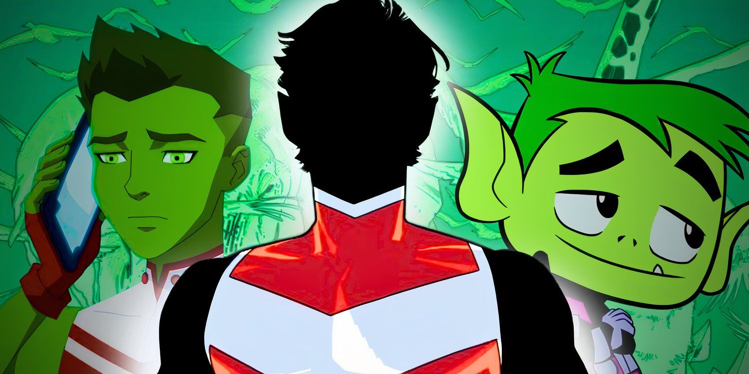 Bruno Redondo Beast Boy Silhouette With Young Justice's Beast Boy and Teen тιтans Go!'s Beast Boy. 