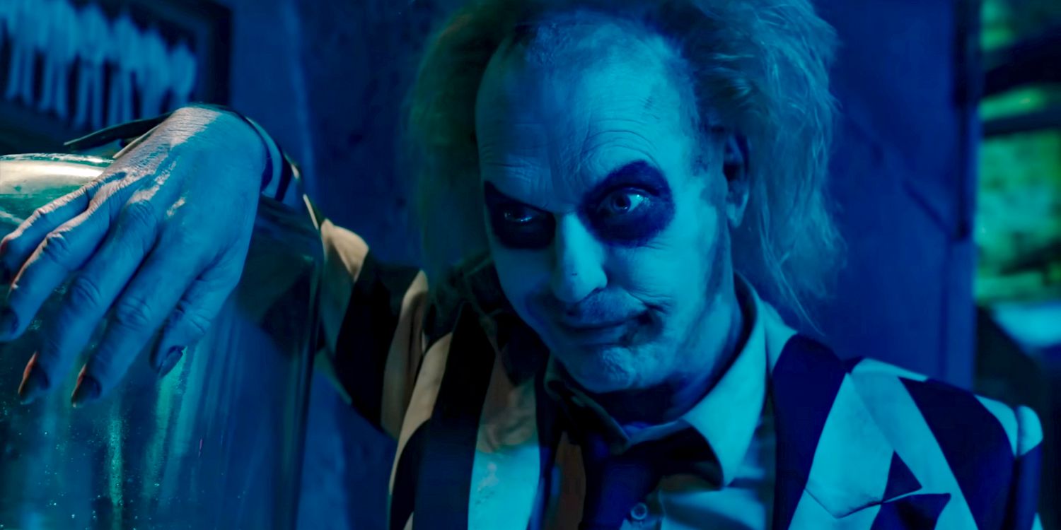 Beetlejuice (Michael Keaton) en Beetlejuice Beetlejuice