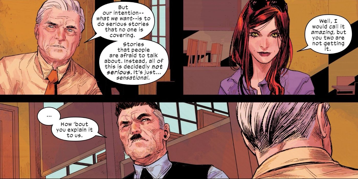 Ben e JJJ querem escrever histórias reais em Ultimate Spider-Man #9