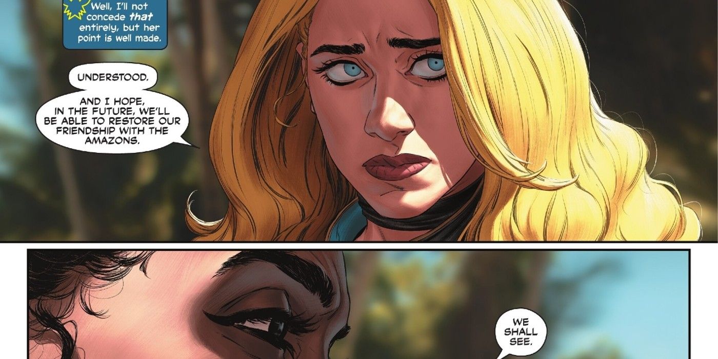 Black Canary espera que las Amazonas puedan perdonar a las Aves de Presa en Batman #152