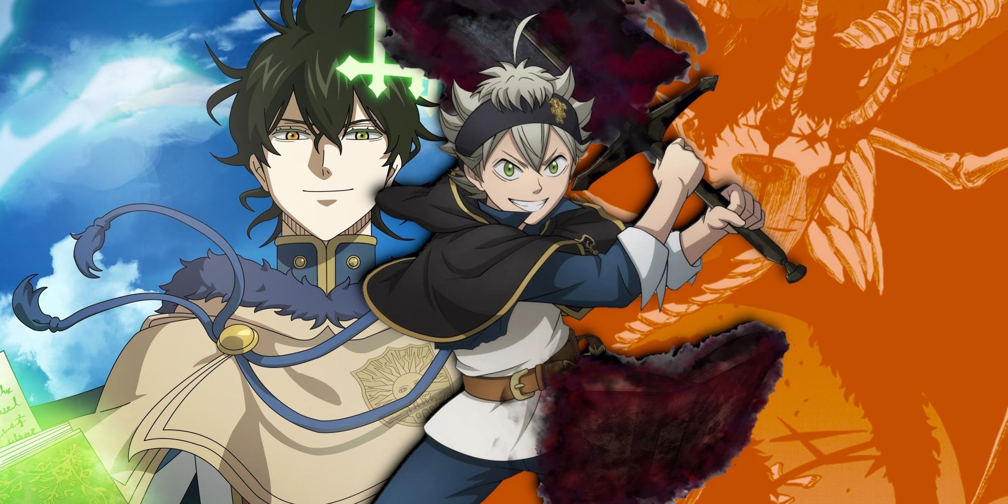 Temporada de Black Clover con Asta, Juno y Zenon