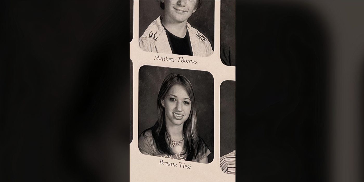 Selling Sunset star Bre Tiesi in the Yearbook Photo from Middle School