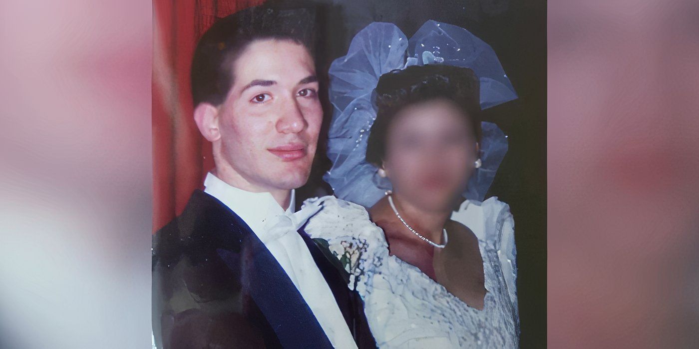 Brian Muniz in 90 Day Fiance throwback photo with his ex wife on wedding day