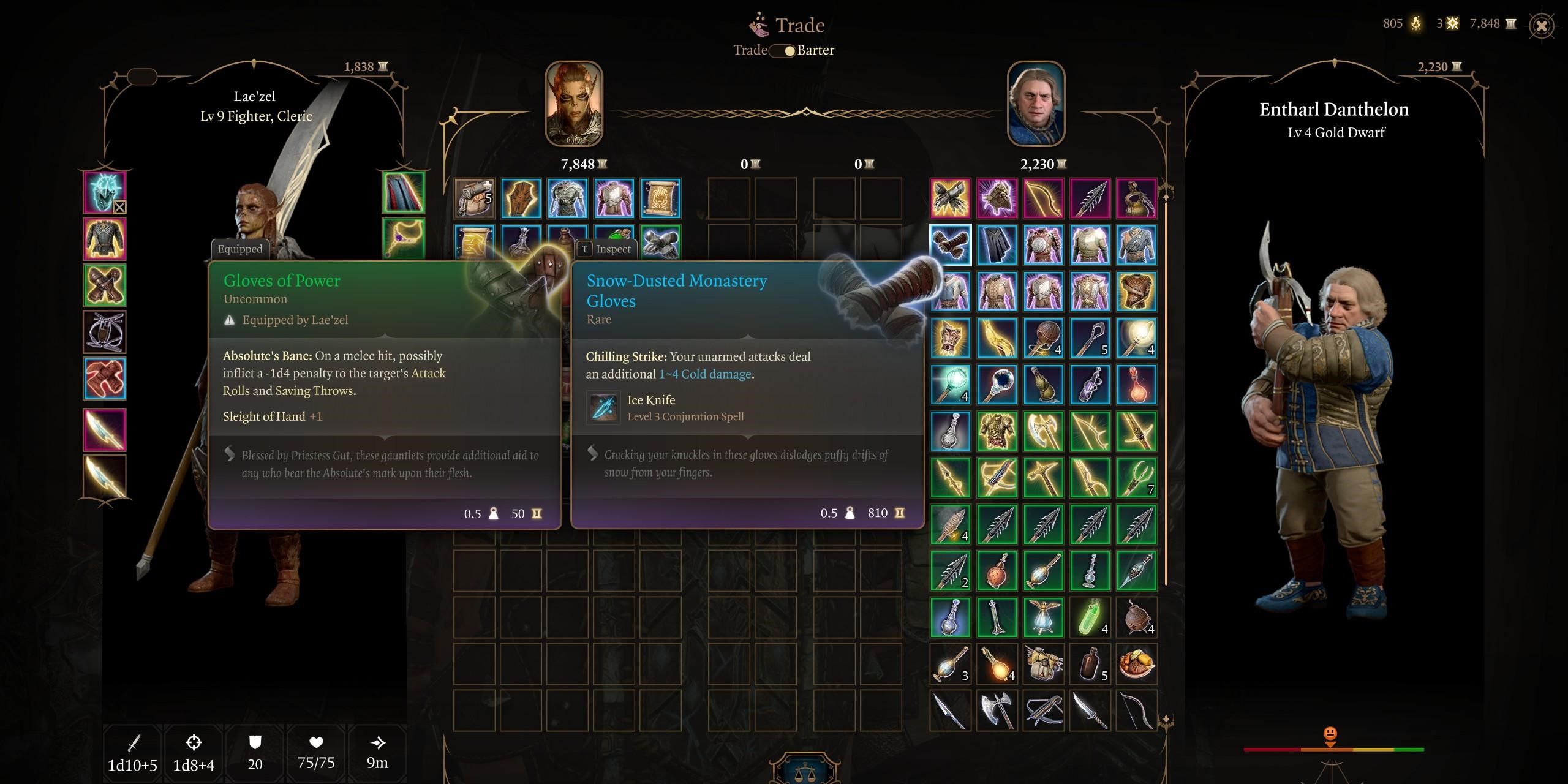 comprar guantes antipolvo monetarios en baldur's gate 3