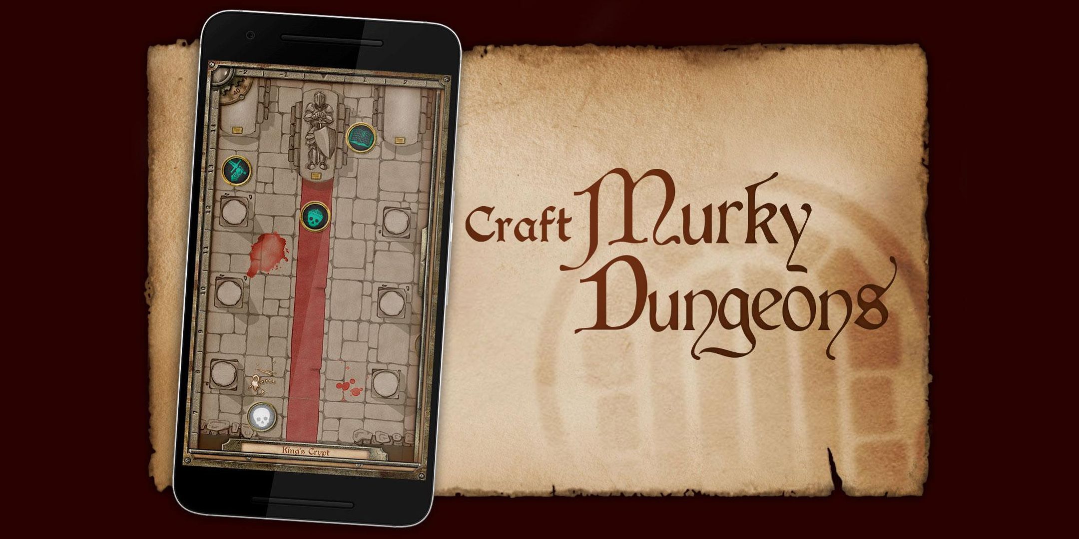 Calamus D&D App showing a dungeon map created in the software.