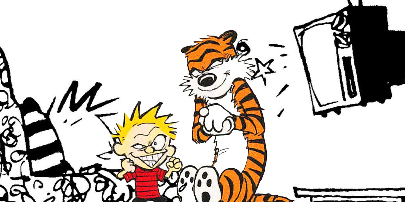 10 Hilarious Calvin & Hobbes Comics About TV