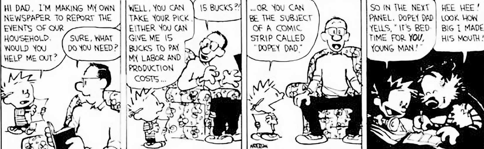 10 Genius Calvin and Hobbes Comics That Make Writing Hilarious