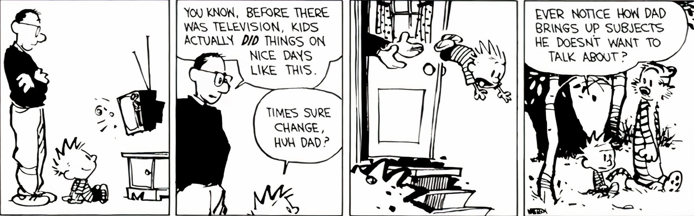 10 Hilarious Calvin & Hobbes Comics About Television