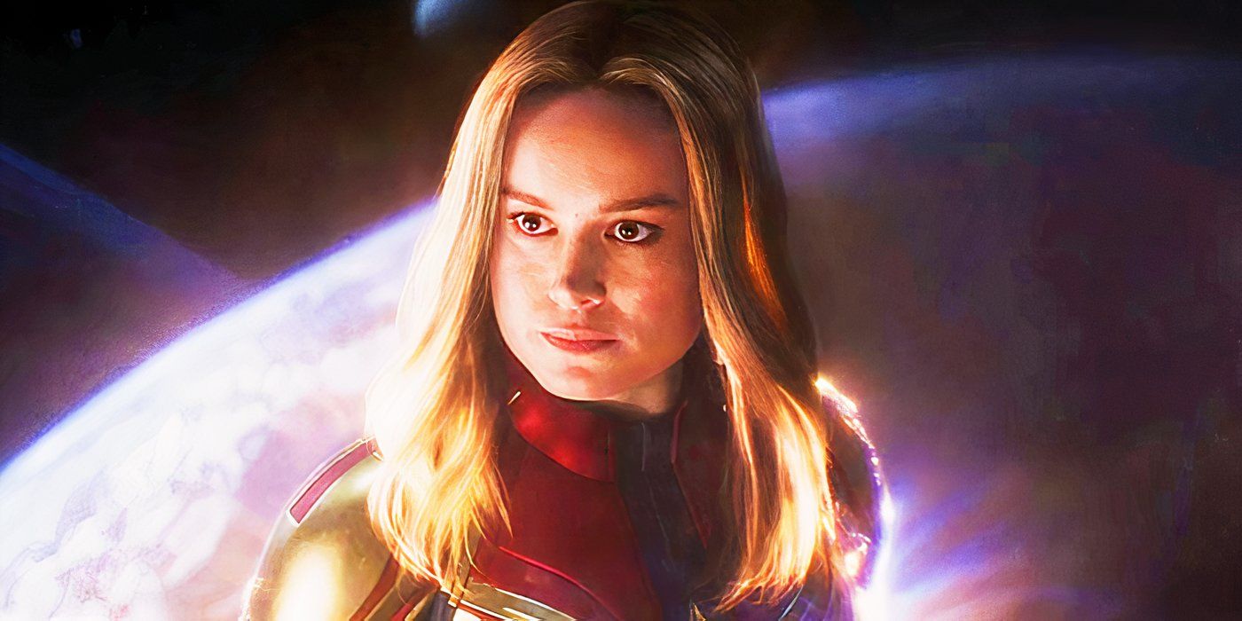 Captain Marvel vola nello spazio in Avengers Endgame