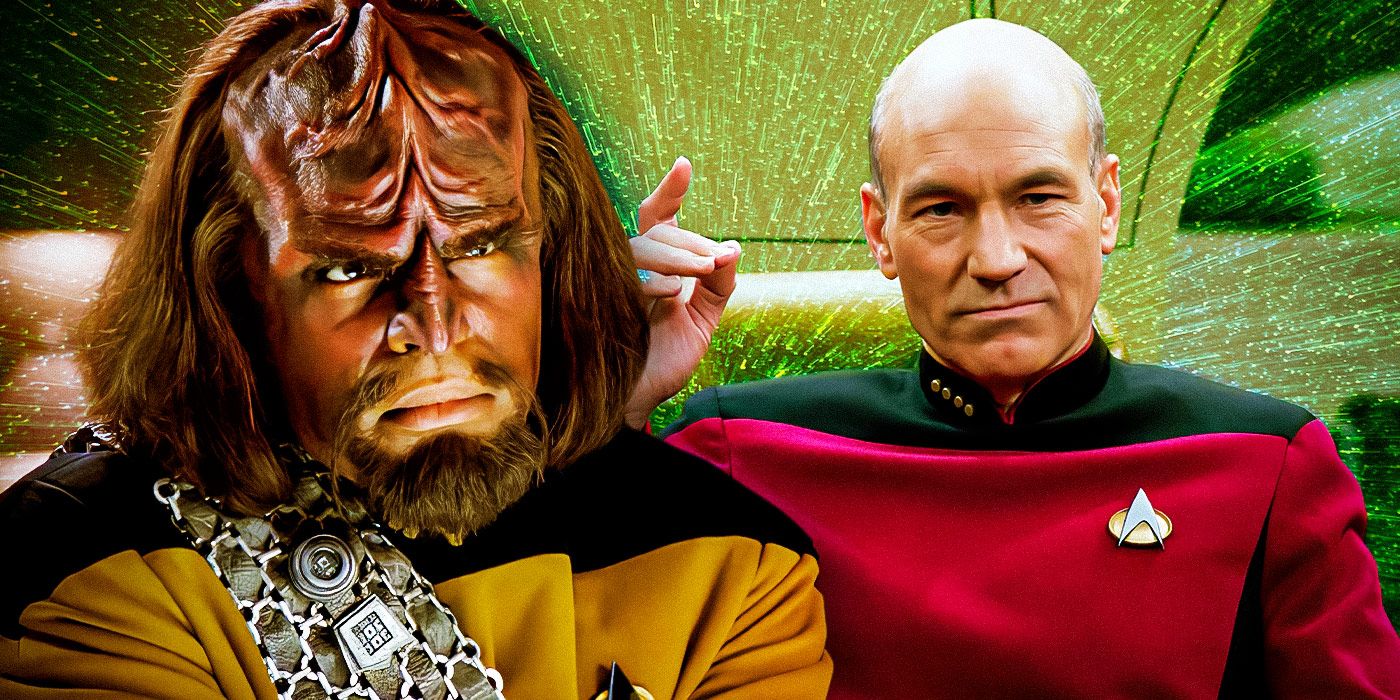 Captain Picard Is Just As Badass As Worf In Star Trek: TNG's First Big Klingon Episode