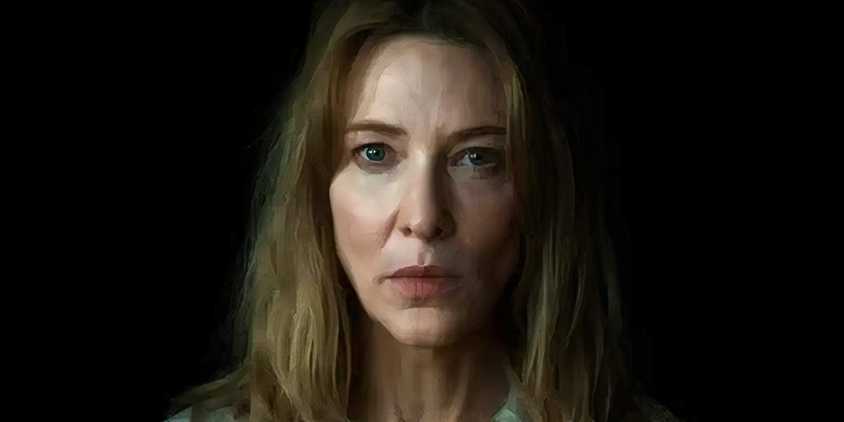 Cate Blanchett as Lydia Tár in close-up