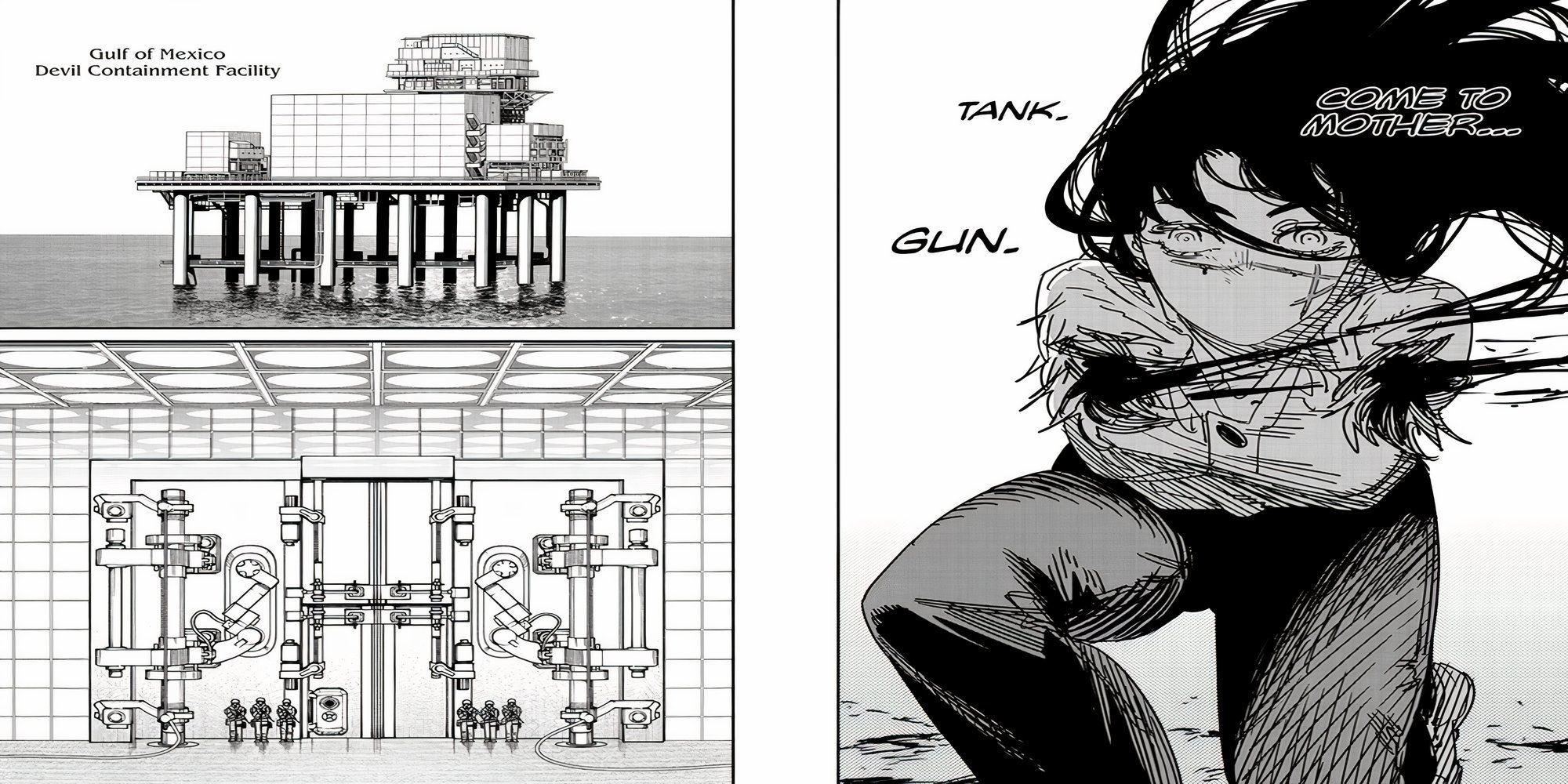 Yoru summons the Gun and Tank Devils