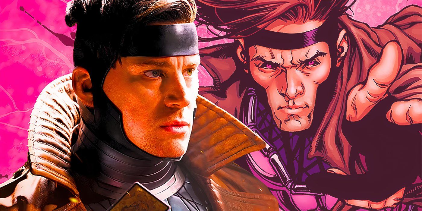 Channing Tatum's Gambit and comic book Gambit.