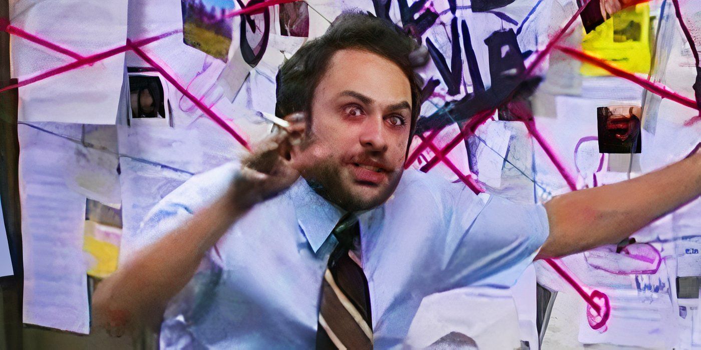 Charlie Day in It's Always Sunny in Philadelphia with his board