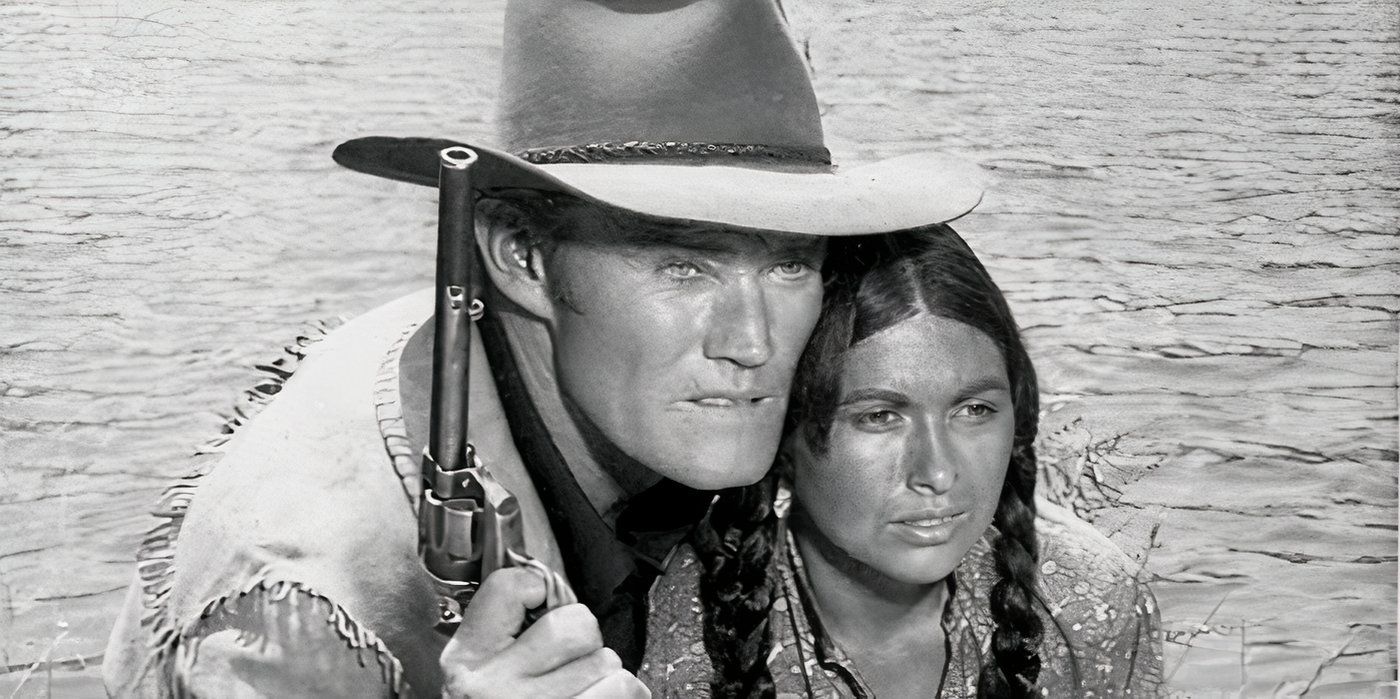 Chuck Connors nel film di marca