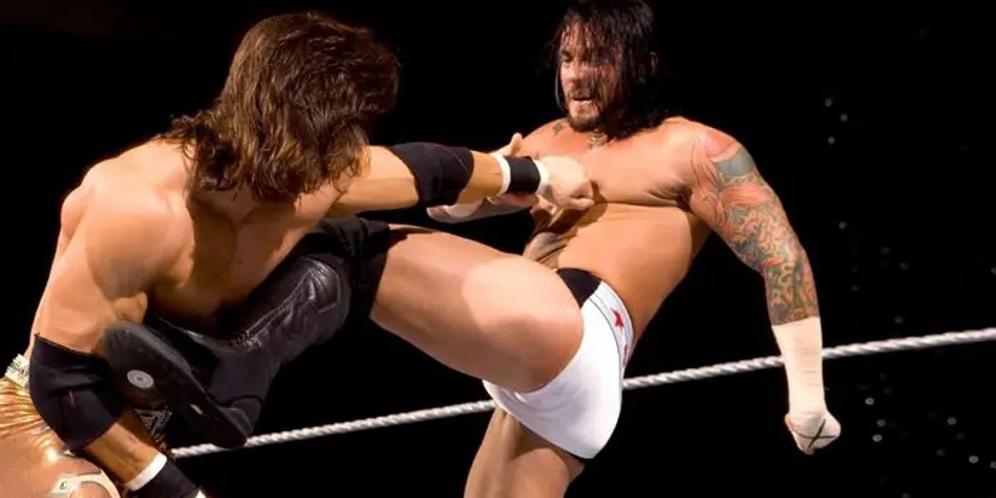 CM Punk le da un GTS al Campeón WWE ECW John Morrison