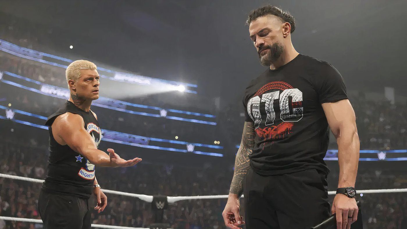 Cody Rhodes extends a hand to Roman Reigns on SmackDown
