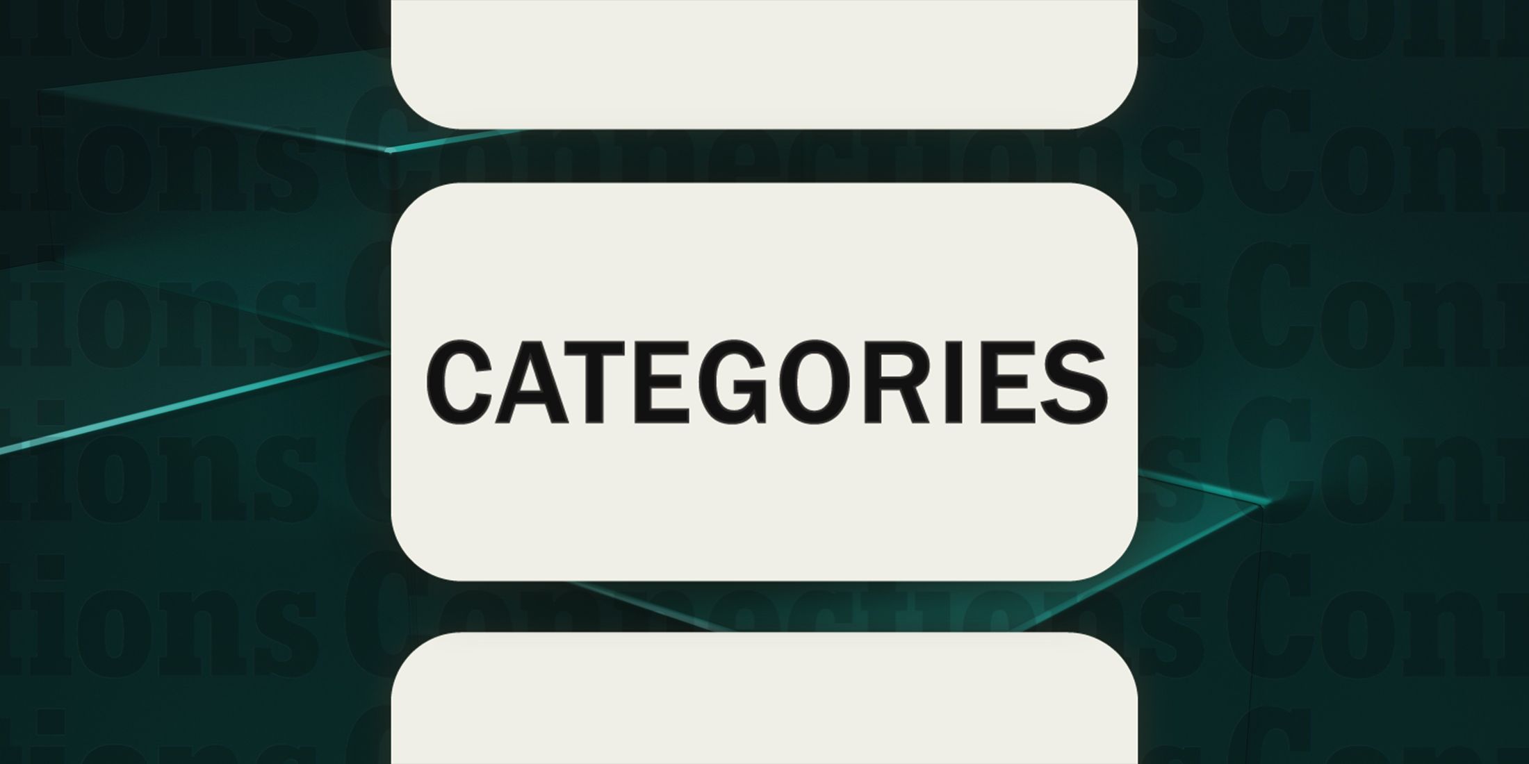 Cubes in Connections Categories October 2