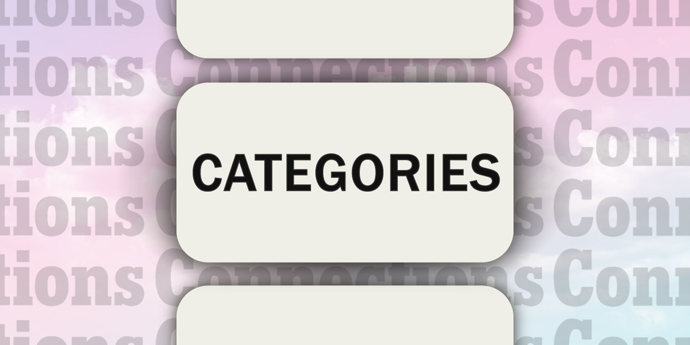 Pastels in Connections Categories September 22