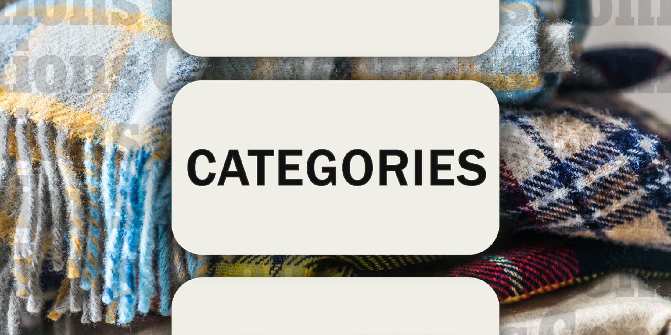 Blankets in Connections Categories September 29